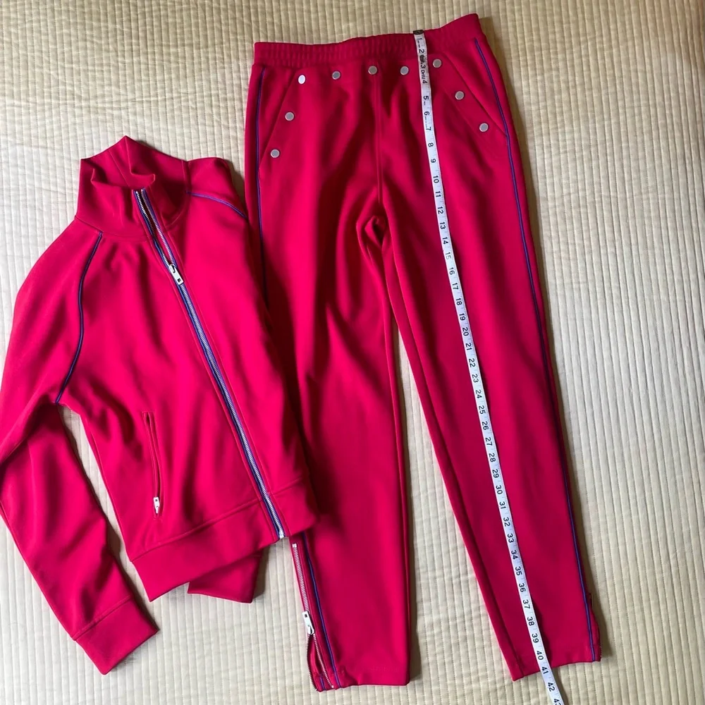 Rag & Bone Vibrant Red Leisure Set - Picture 6 of 9